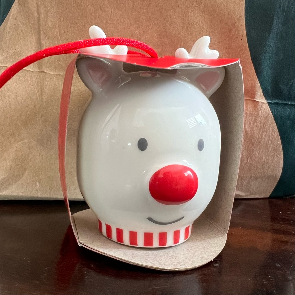Starbucks reindeer ornament